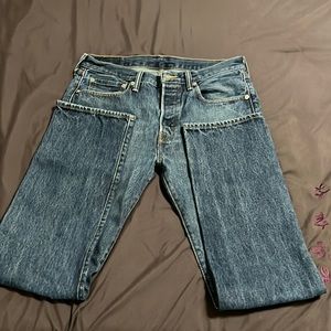 Levi’s 501 button fly skinny jeans